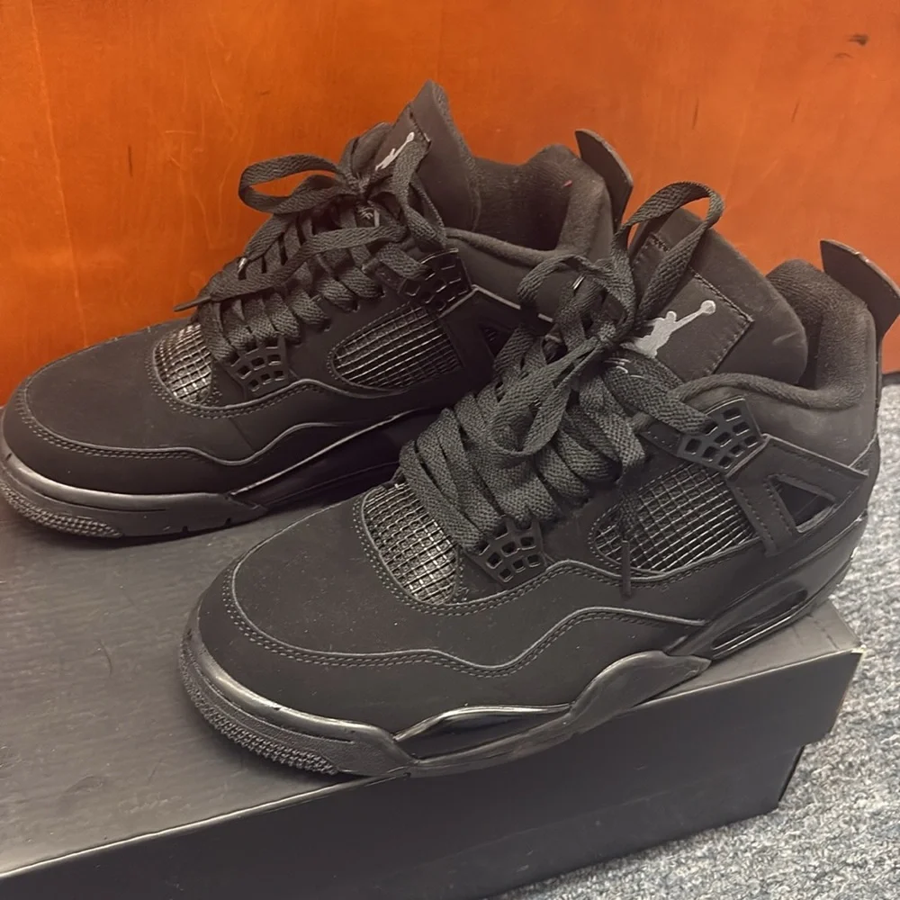 Air Jordan 4 RETRO SE, 8, All Black